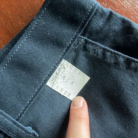 Women’s navy dickies pants size 36 - Picture 2 of 7
